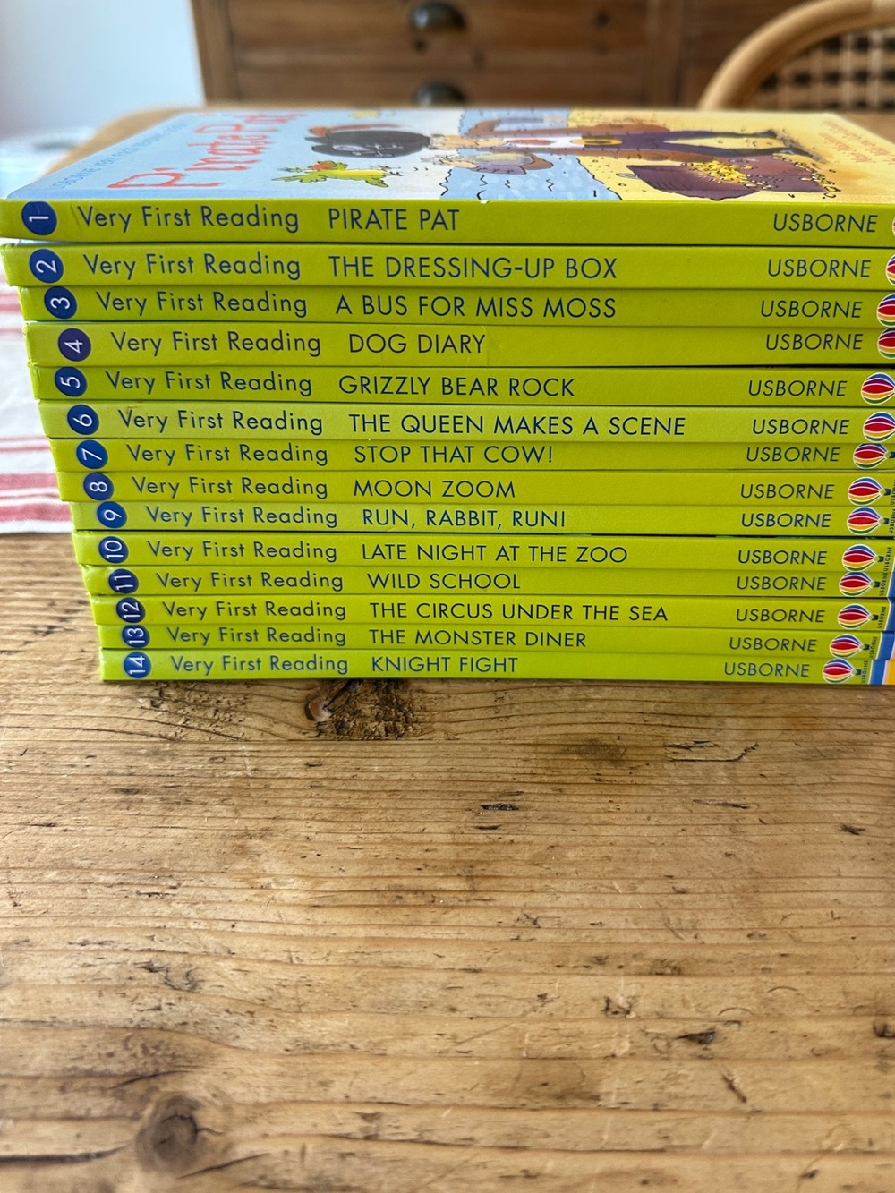 Usborne Very First Reading Hardcover Set - 14 Book Collection
